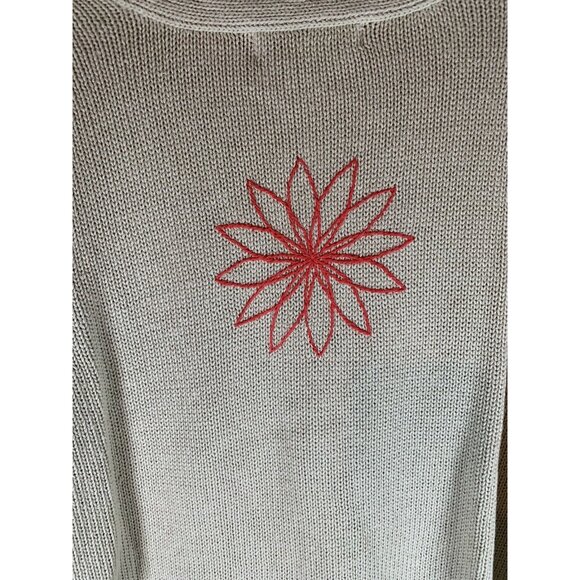 CAROLINE KENDRICK Women's Cardigan Sweater Beige Size XL - Picture 4 of 6